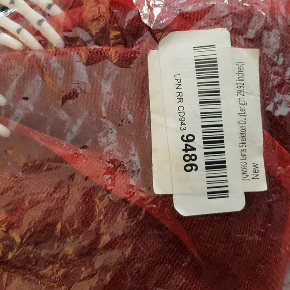 Day of the Dead Dress and Headpiece Set Size L - Picture 11 of 11